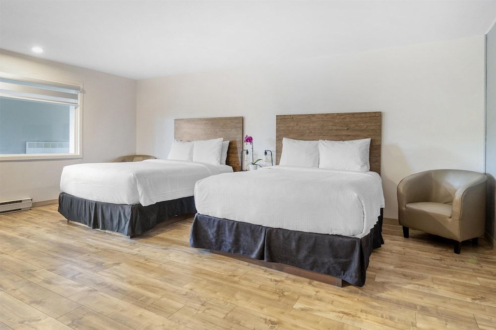 Standard Room, 2 Double Beds, Non Smoking, Refrigerator & Microwave