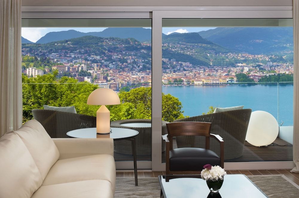 The View Lugano Premium Suite, 1 King Bed with Sofa bed, Terrace, Lake View 3