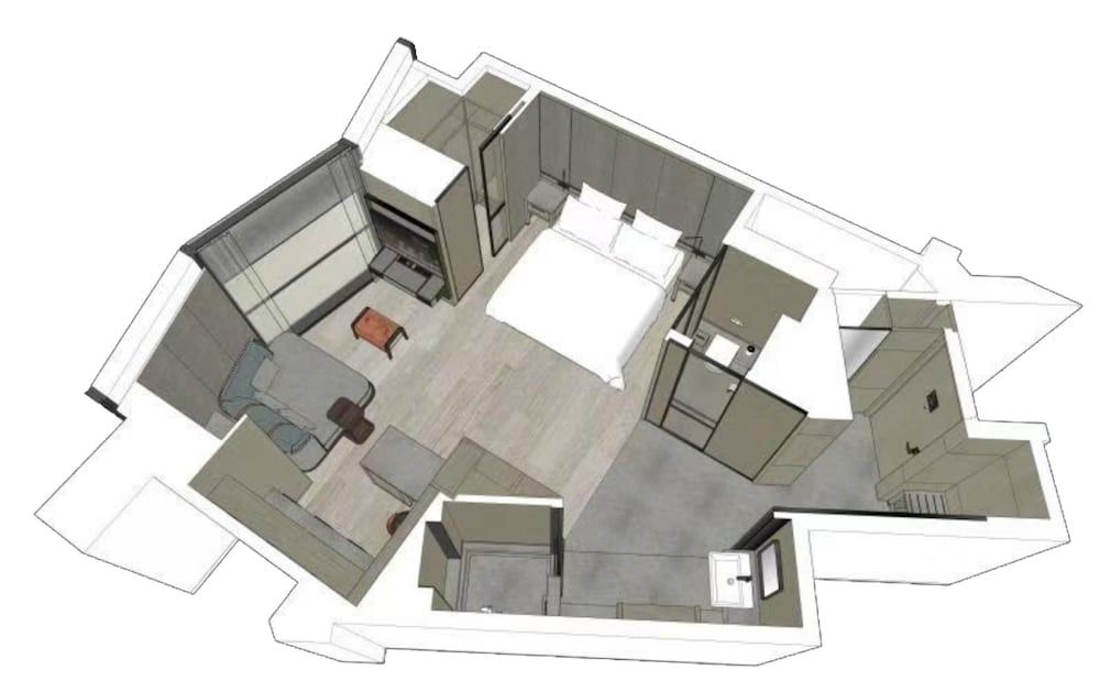 Room layout blue print