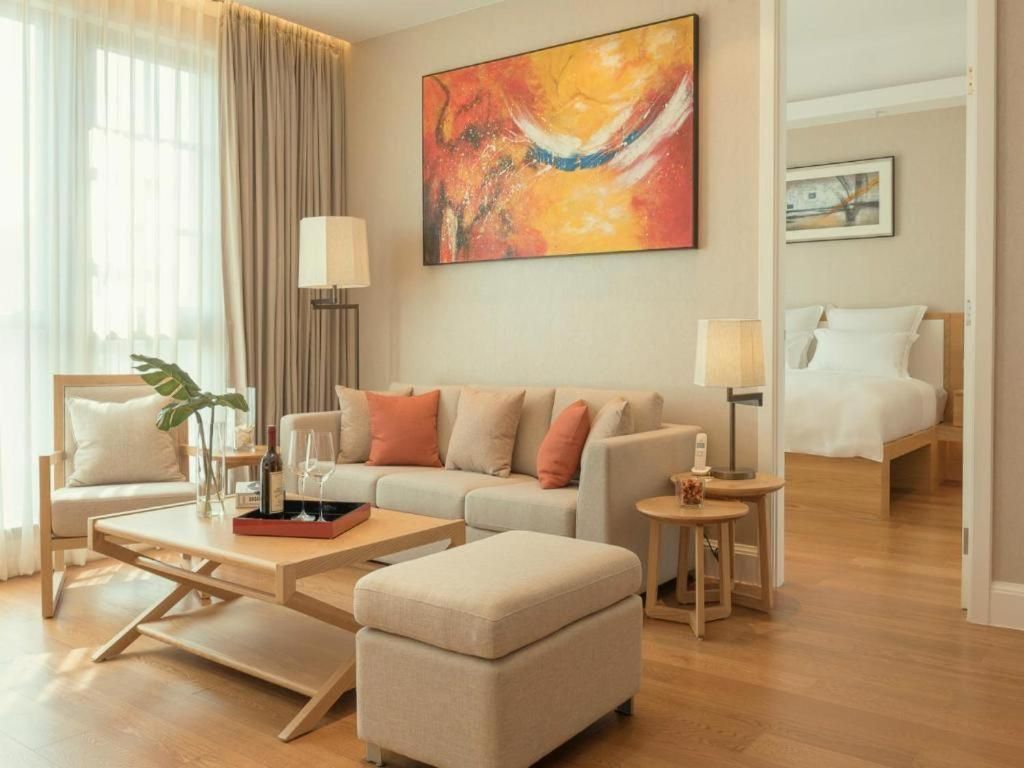 Ocean-themed Family room with Executive lounge