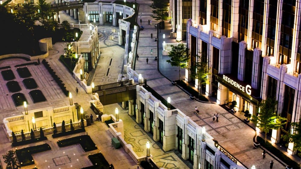 Front of property - evening/night