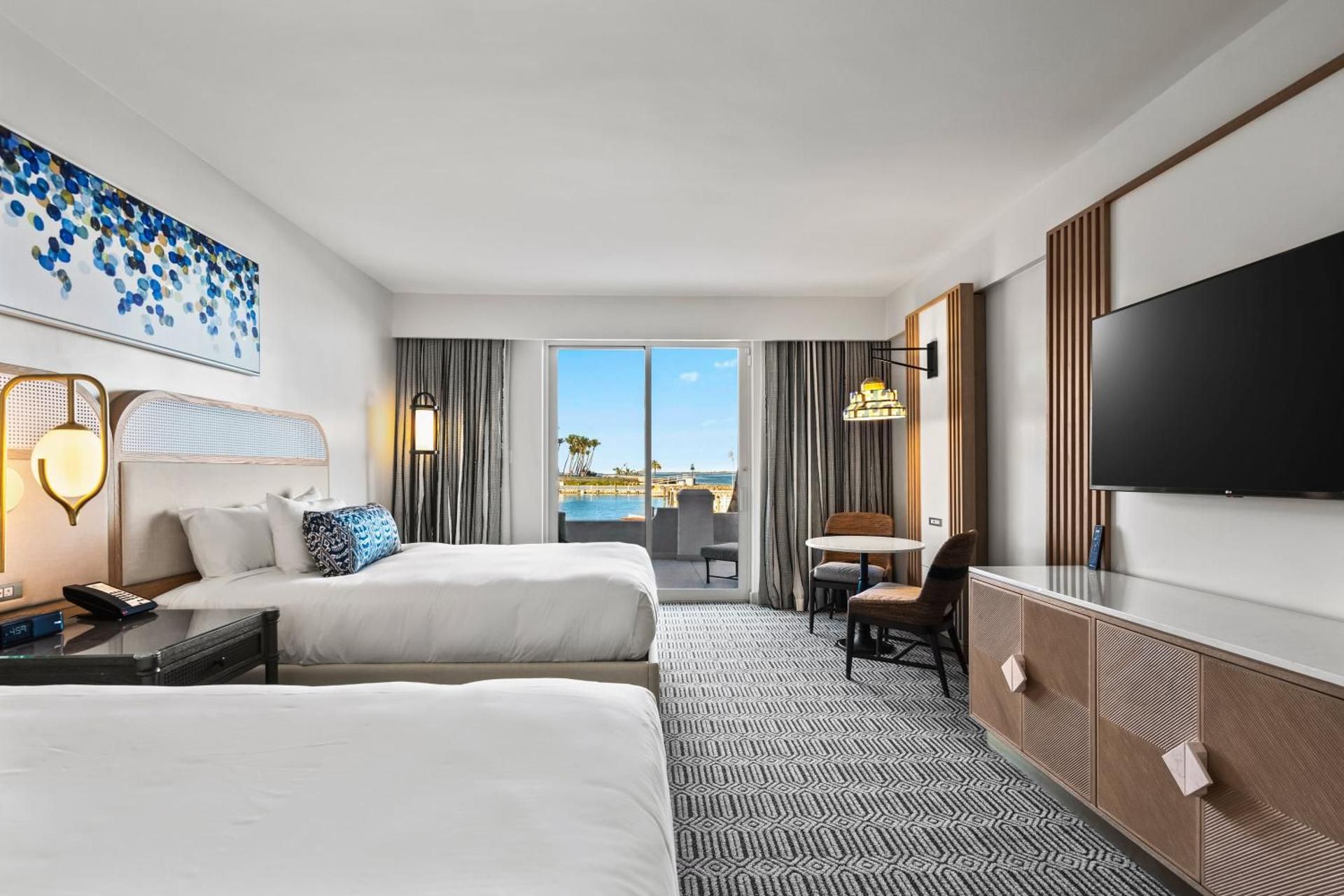 Ocean View Queen Beds Marina