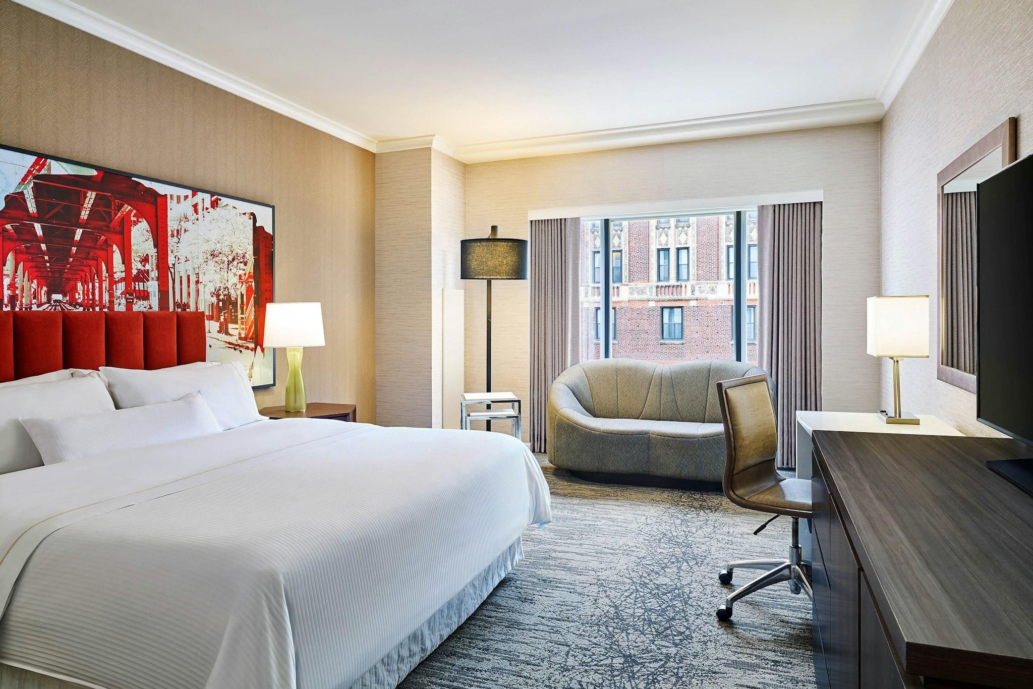 Traditional 1 King Bed, Guest room, 1 King