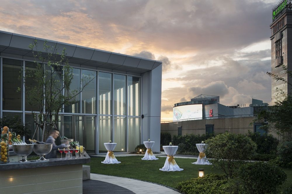 Outdoor wedding area