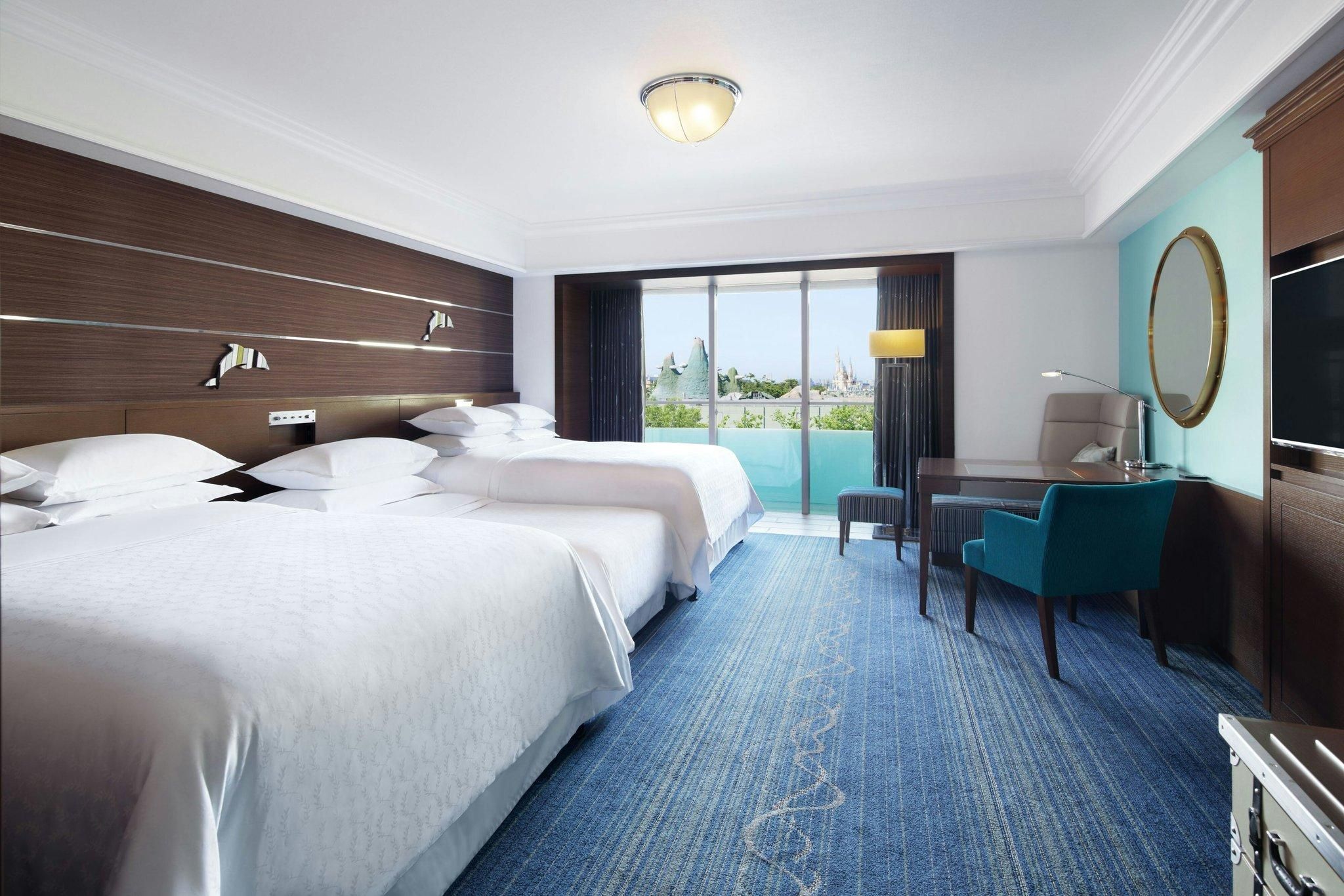 Ocean Dream 3 Beds, Guest room, 3 Twin, Disney or Bay view, Main Building, Balcony
