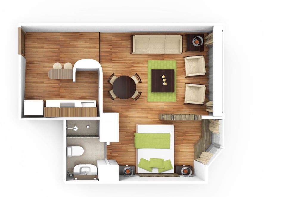 Room layout blue print