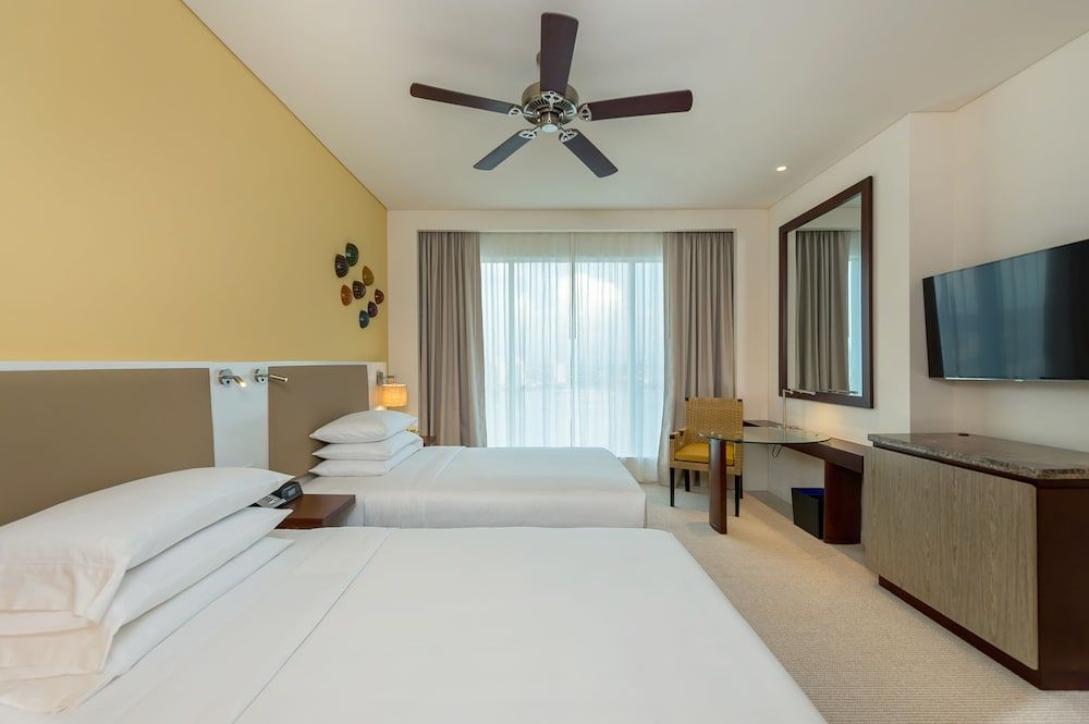 Room, 2 Double Beds, Bay View (High Floor)