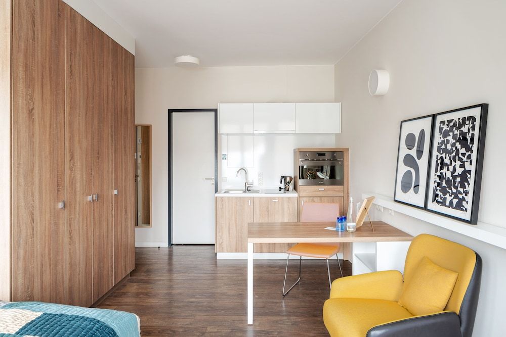 Numa Berlin Nook XL Studio, Kitchen, Balcony 17