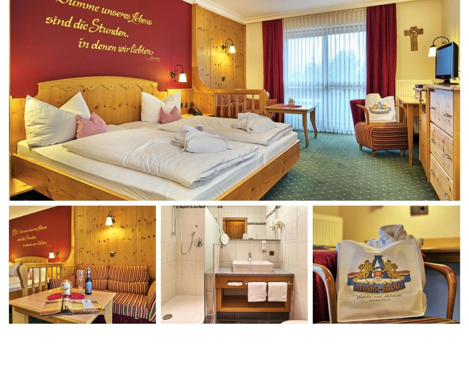 Wellness- und Bierhotel Adam-Bräu Double Room 9