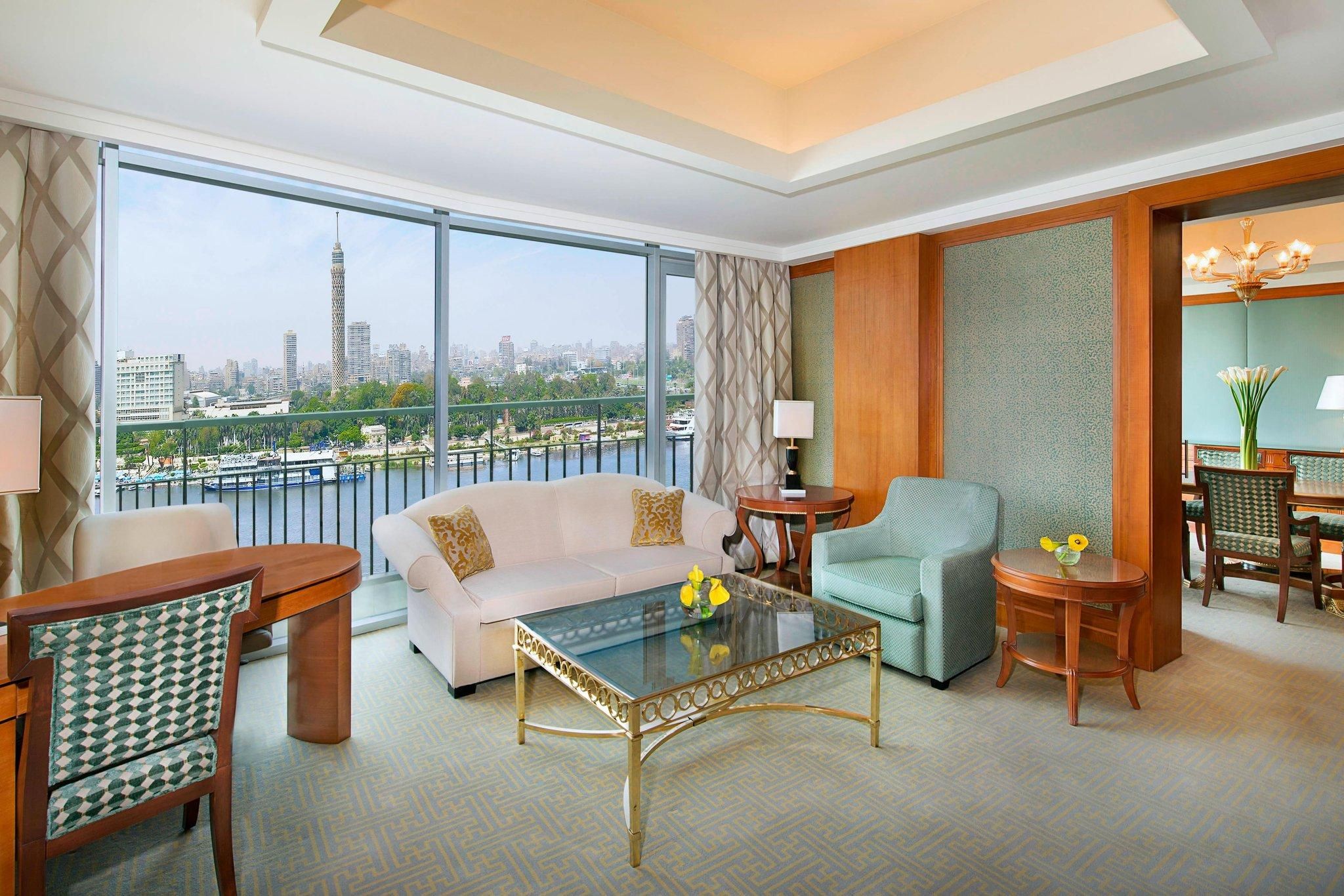 Presidential Suite, Club lounge access, Presidential Suite, 1 King, Nile view