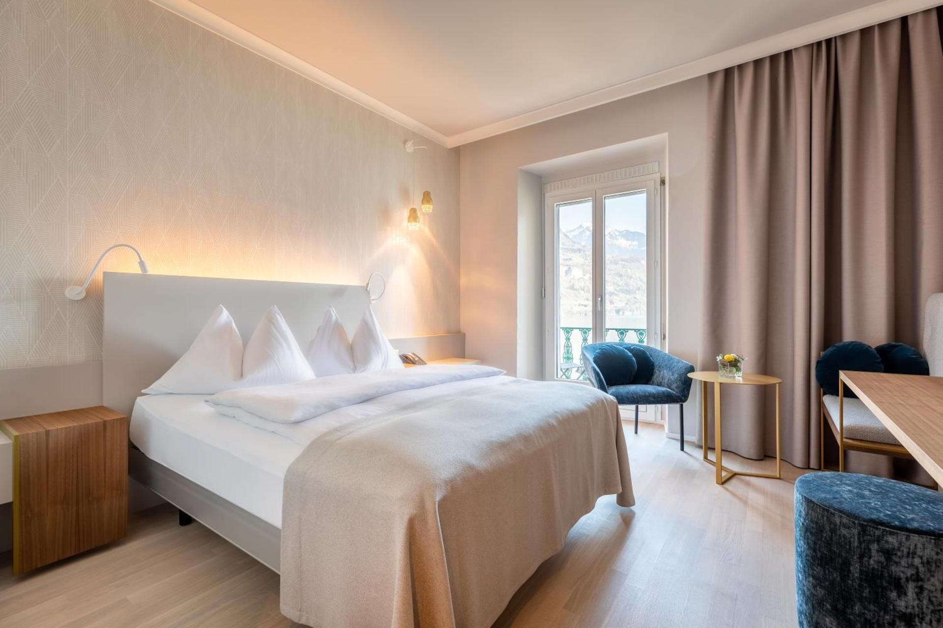 Superior Lake View Single Room with Balcony