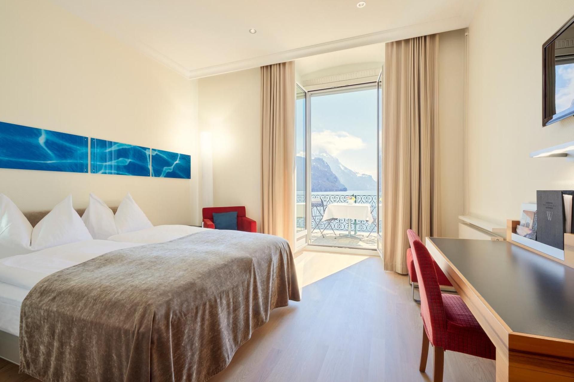 Superior Lake View Single Room with Balcony