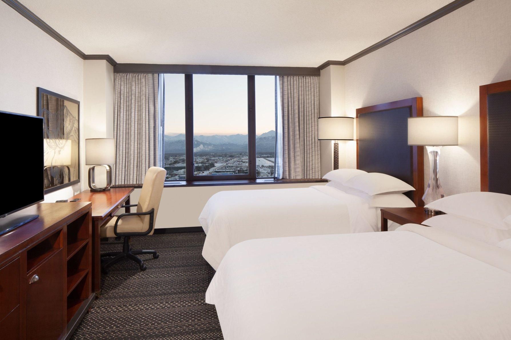 Deluxe Guest Room, 2 Double, Mountain Or Bay View, High Floor