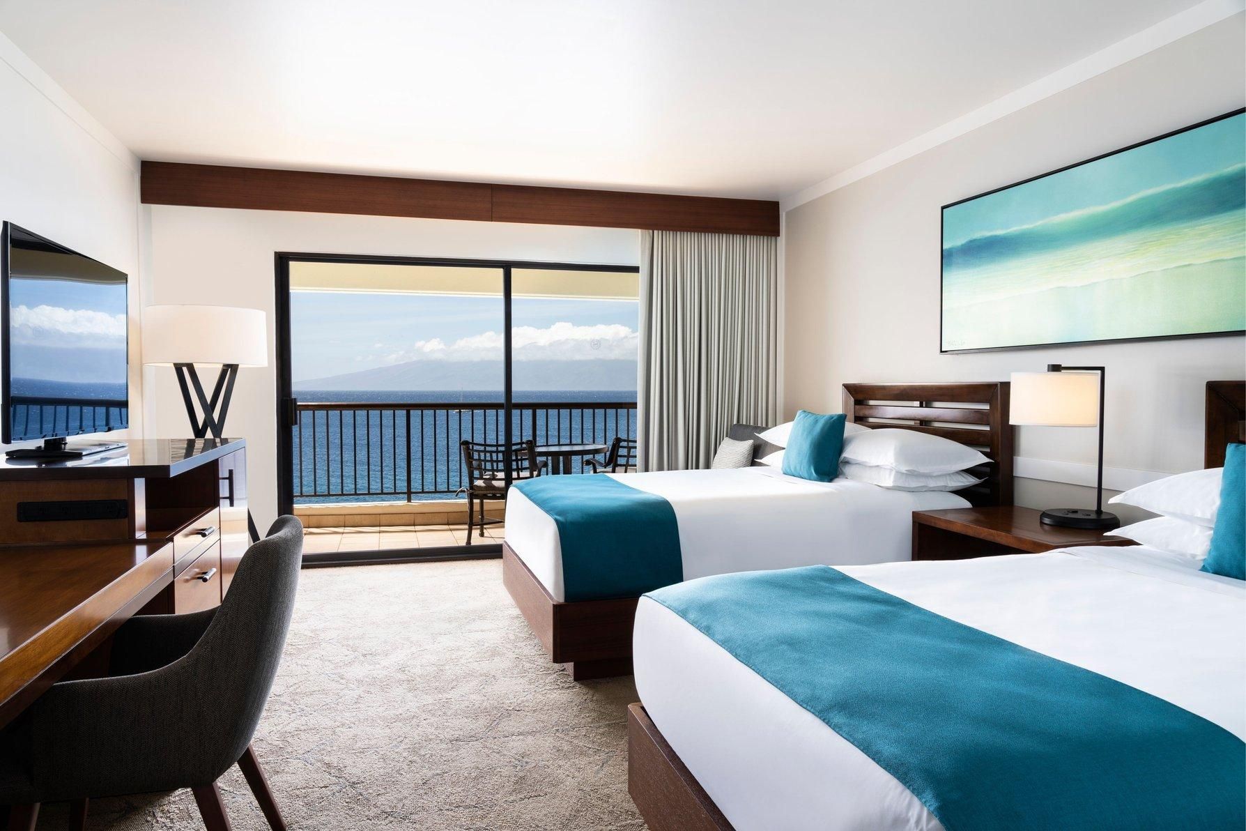 Moana Oceanfront Doubles, Larger Guest room, 2 Double, Oceanfront
