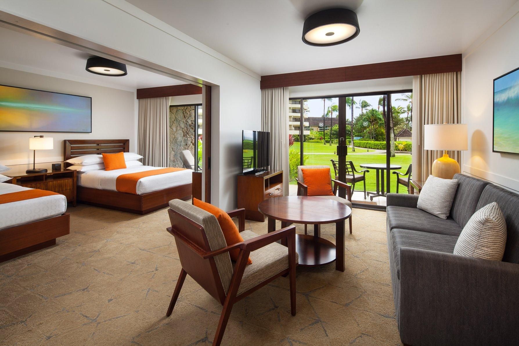 Ohana Doubles, Suite, 2 Double, Alternate: Murphy/wall bed, Ocean view