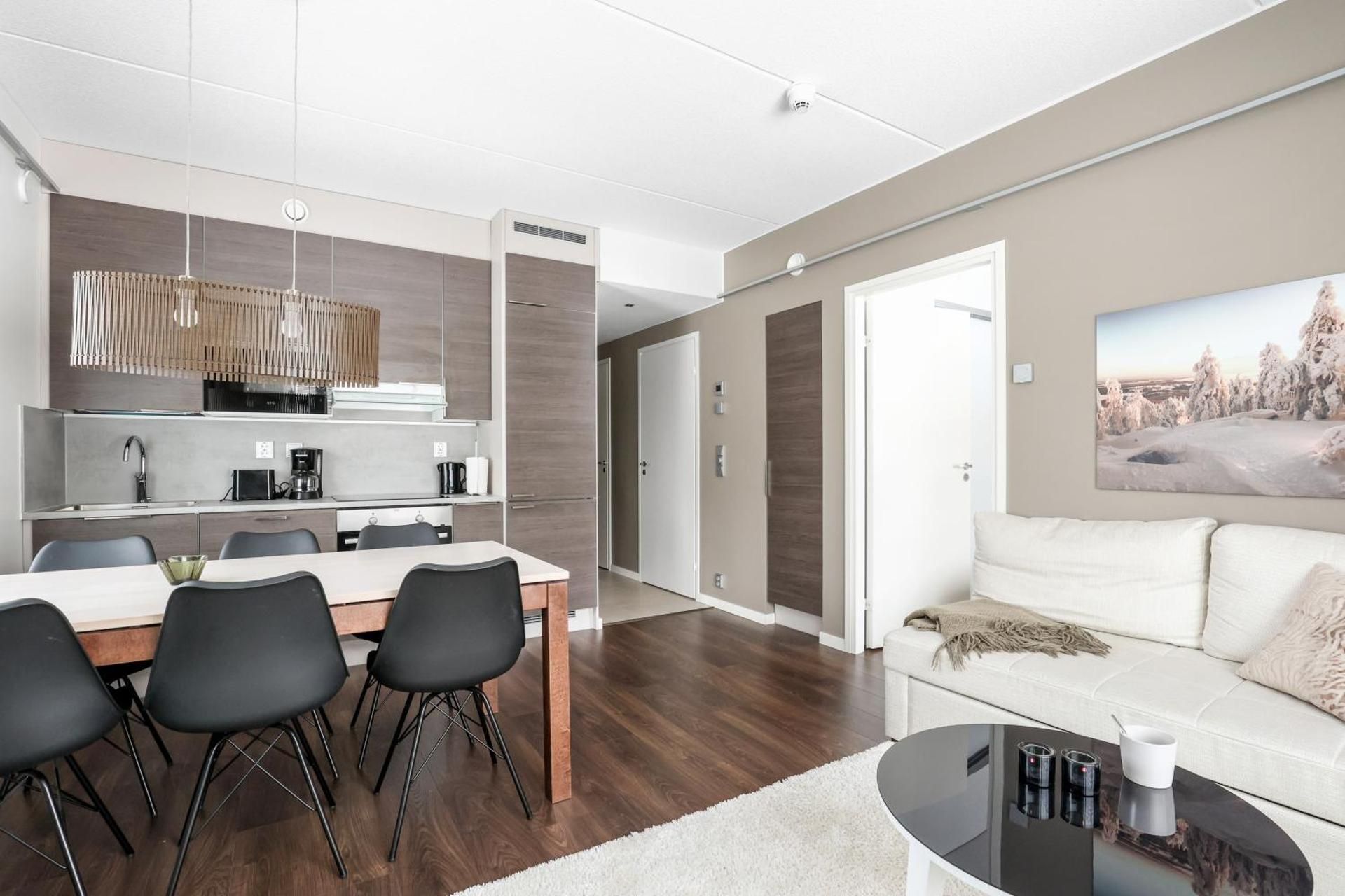 Aateli Lakeside Chalets - former Vuokatti Suites Standard Three-Bedroom Apartment with Hill View 3