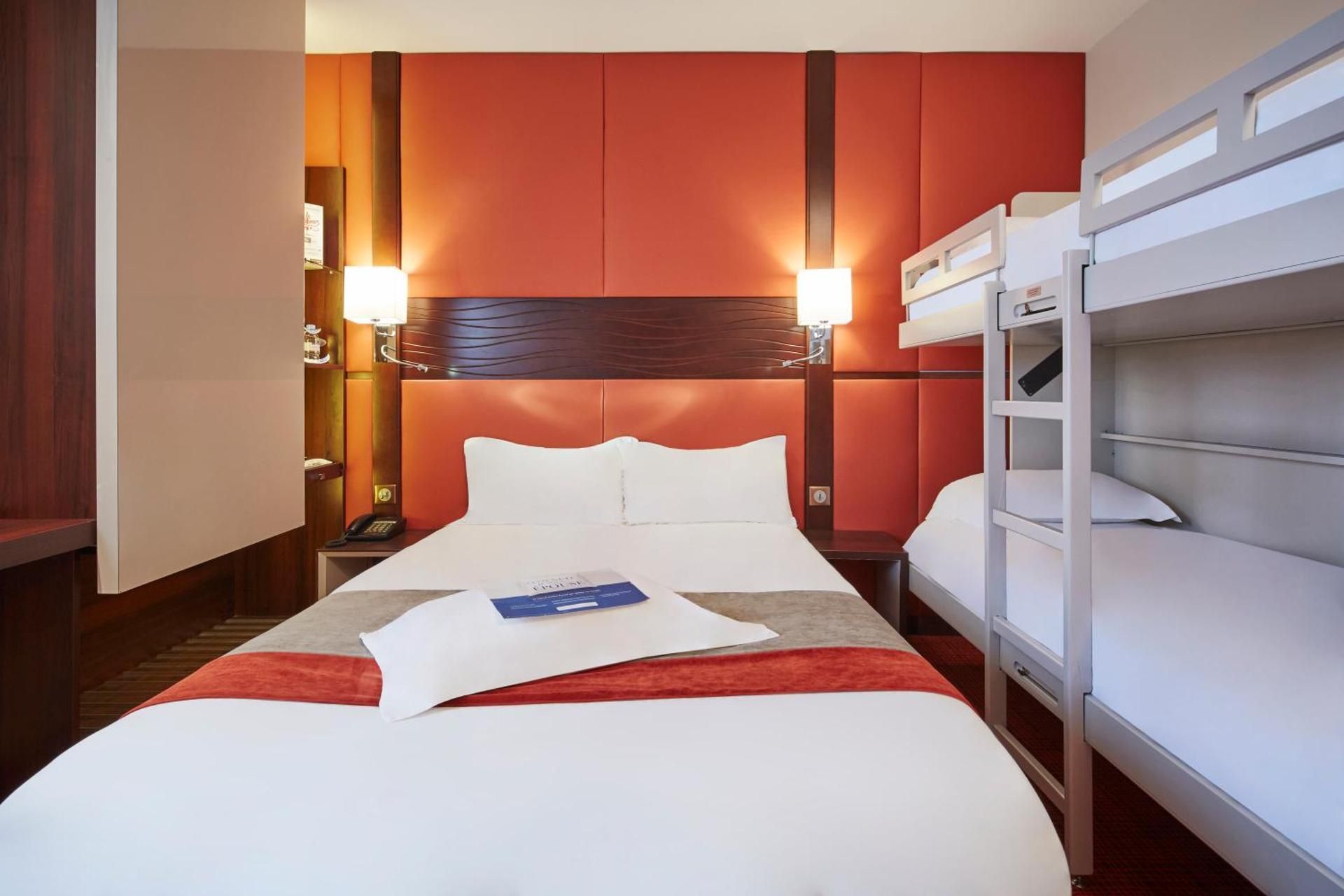 Quadruple Room - One Double Bed and 2 Single Beds