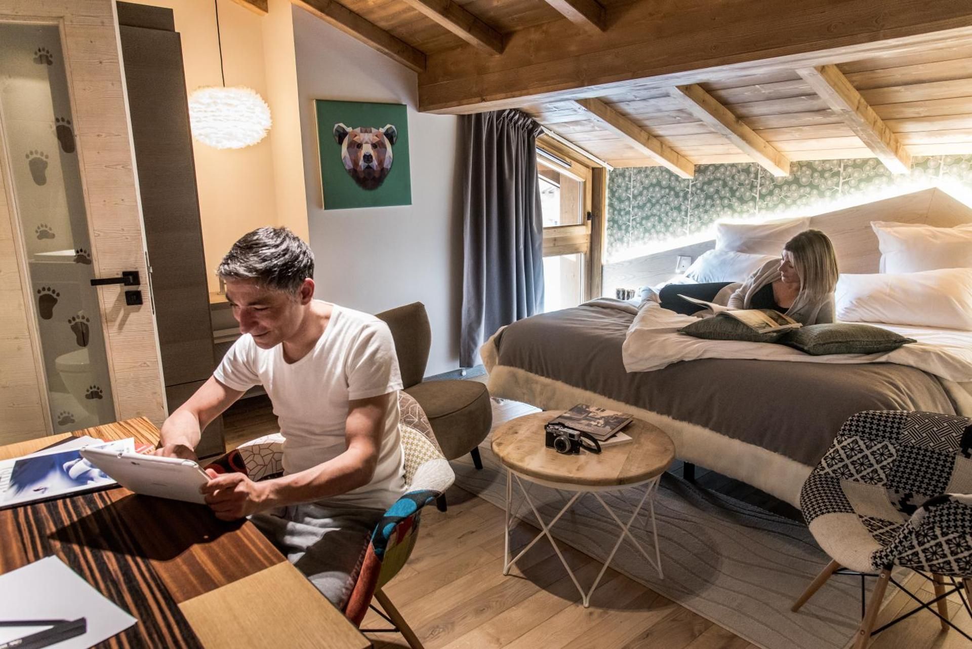 Two Bedroom Apartment with Fireplace