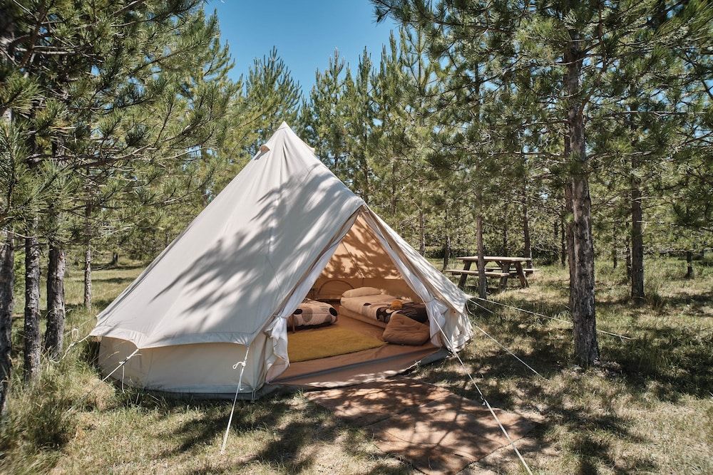 Tent, Shared Bathroom
