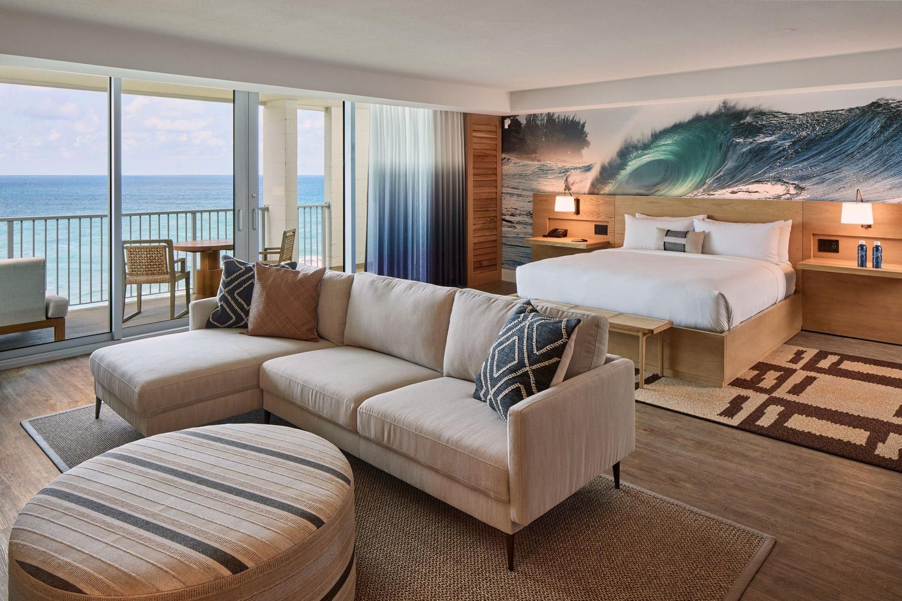 Ocean Front Suite, Suite, 1 King, Sofa Bed, Ocean Facing View