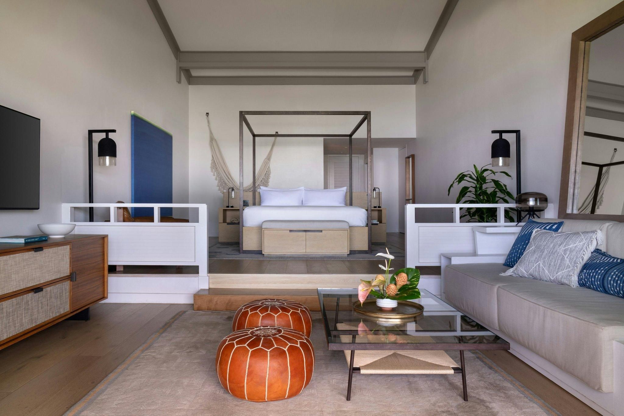 Ocean Bungalow Club, Club Lounge Access, Bungalow, 1 King, Sofa Bed, Ocean Facing View, Patio