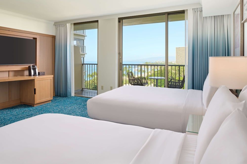 OUTRIGGER Reef Waikiki Beach Resort Room, 2 Queen Beds, Oceanfront