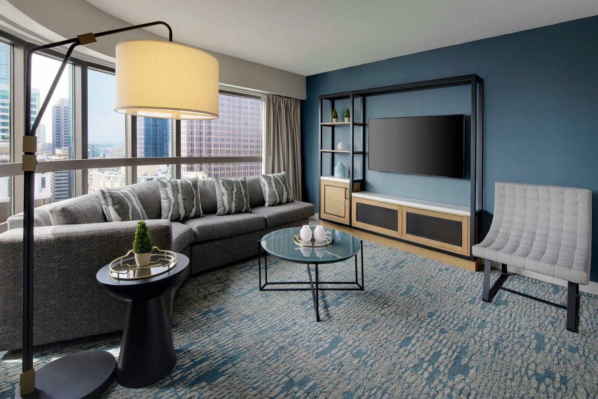 Club Lounge Access, 1 Bedroom Junior Suite, 2 Double, Sofa Bed, High Floor