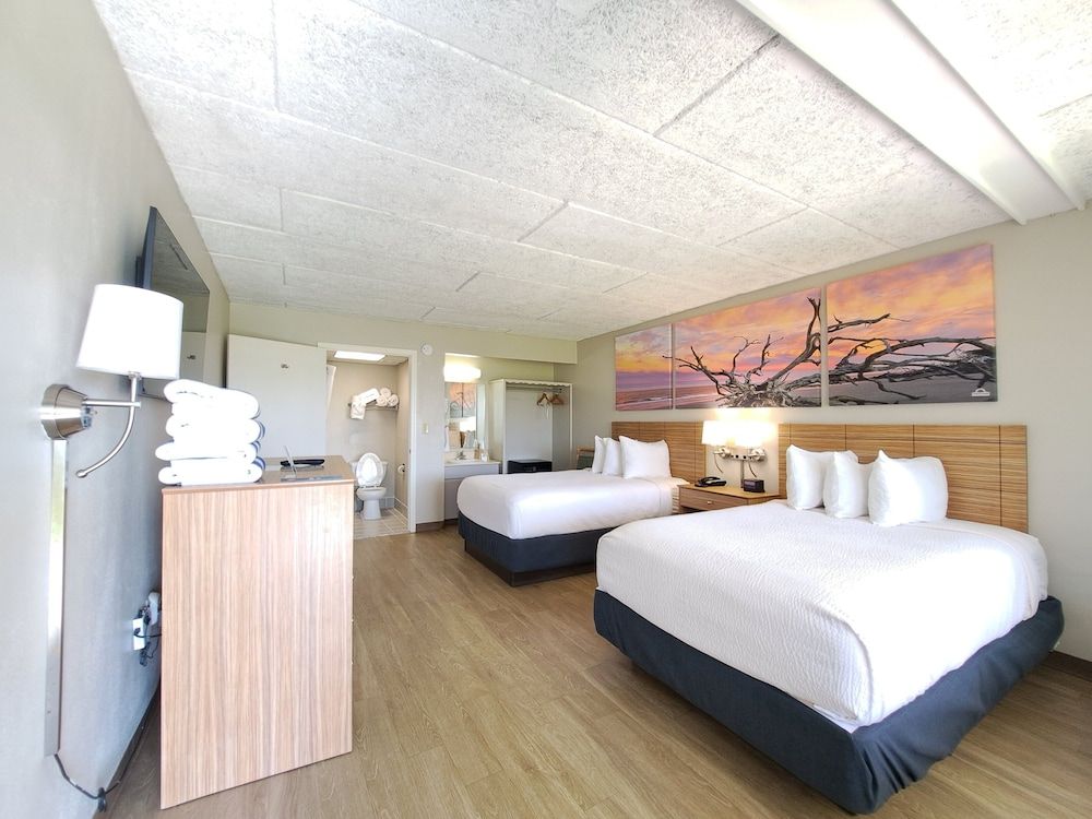 Room, 2 Double Beds, Non Smoking (1st Floor, Oceanside)