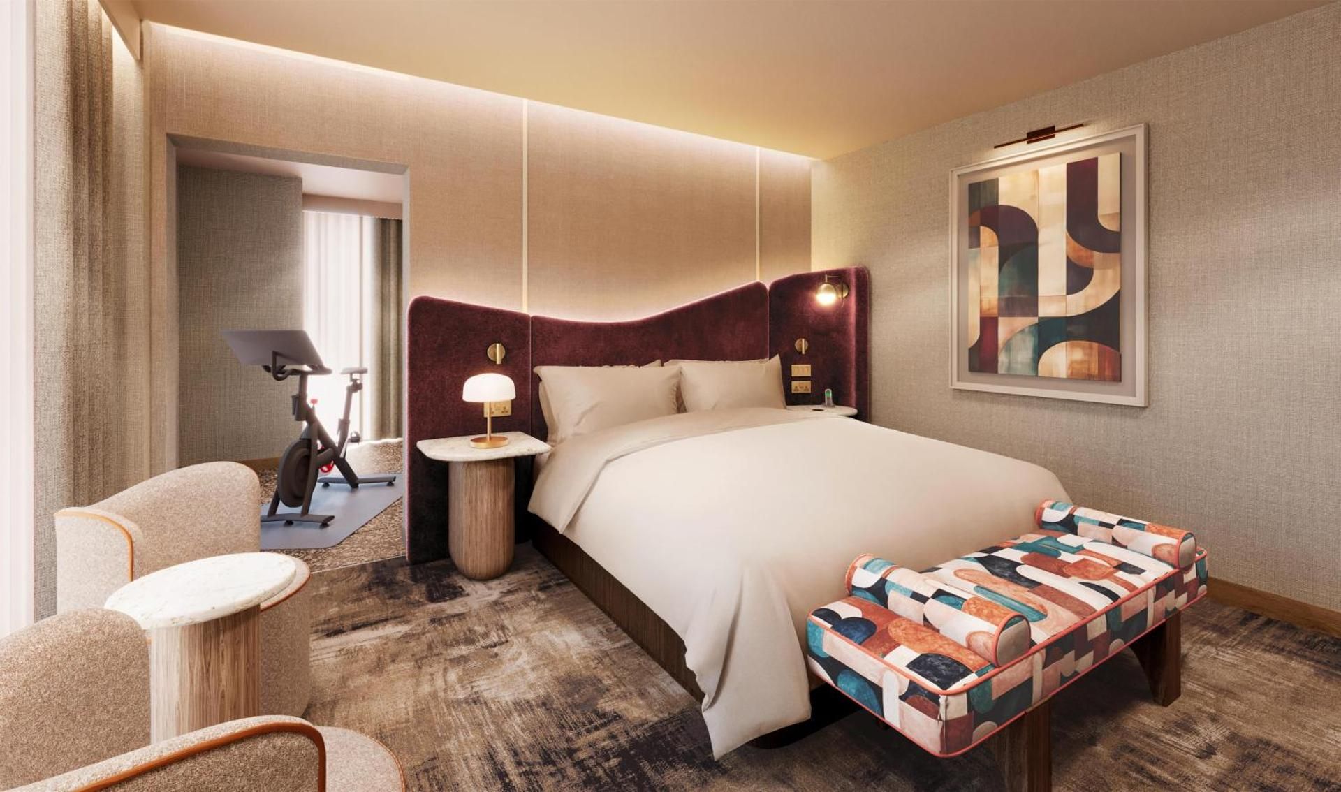 King Room with Premium Peloton Bike