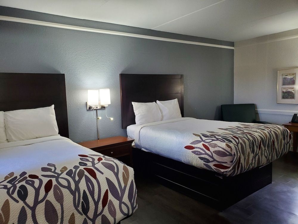 Deluxe Double Room, 2 Queen Beds, Smoking, Refrigerator & Microwave