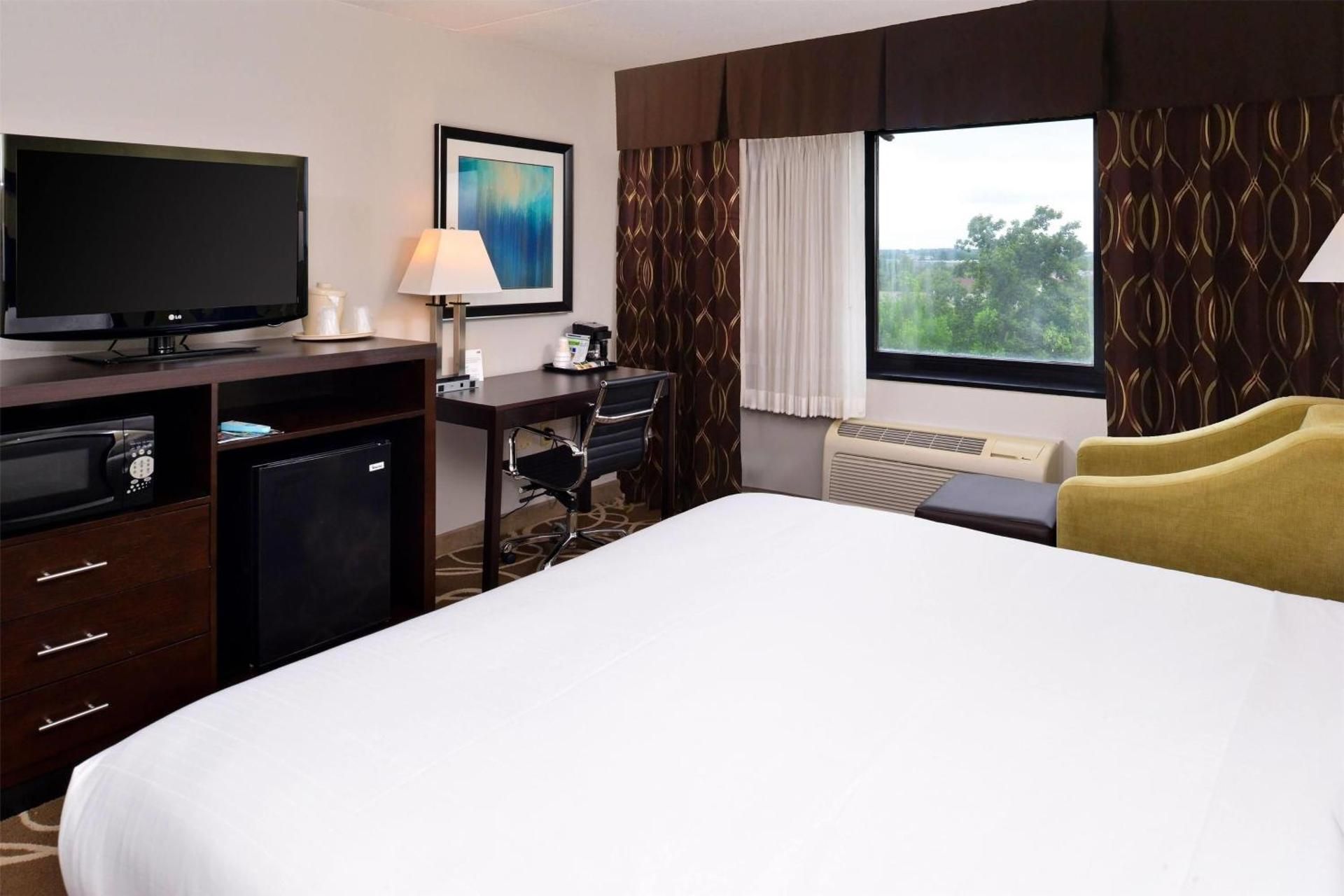 1 King Bed, Mobility/Hearing Accessible Room, Bathtub w/ Grab Bars, Non-Smoking