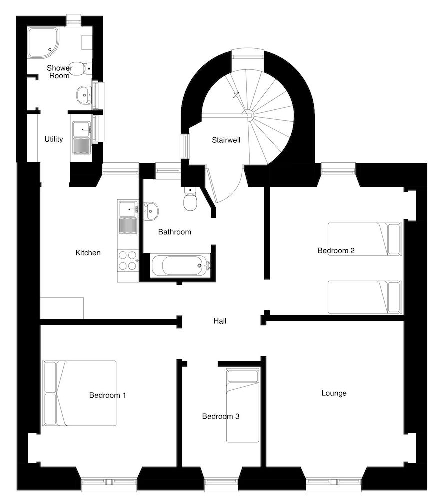 Moatville Cupar Standard Apartment, 3 Bedrooms 7