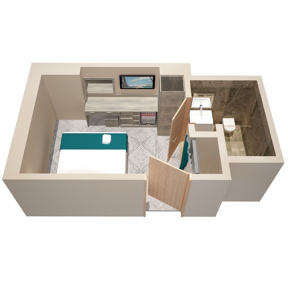 The Lion & Key Hotel Economy Double Room, 1 Double Bed 3