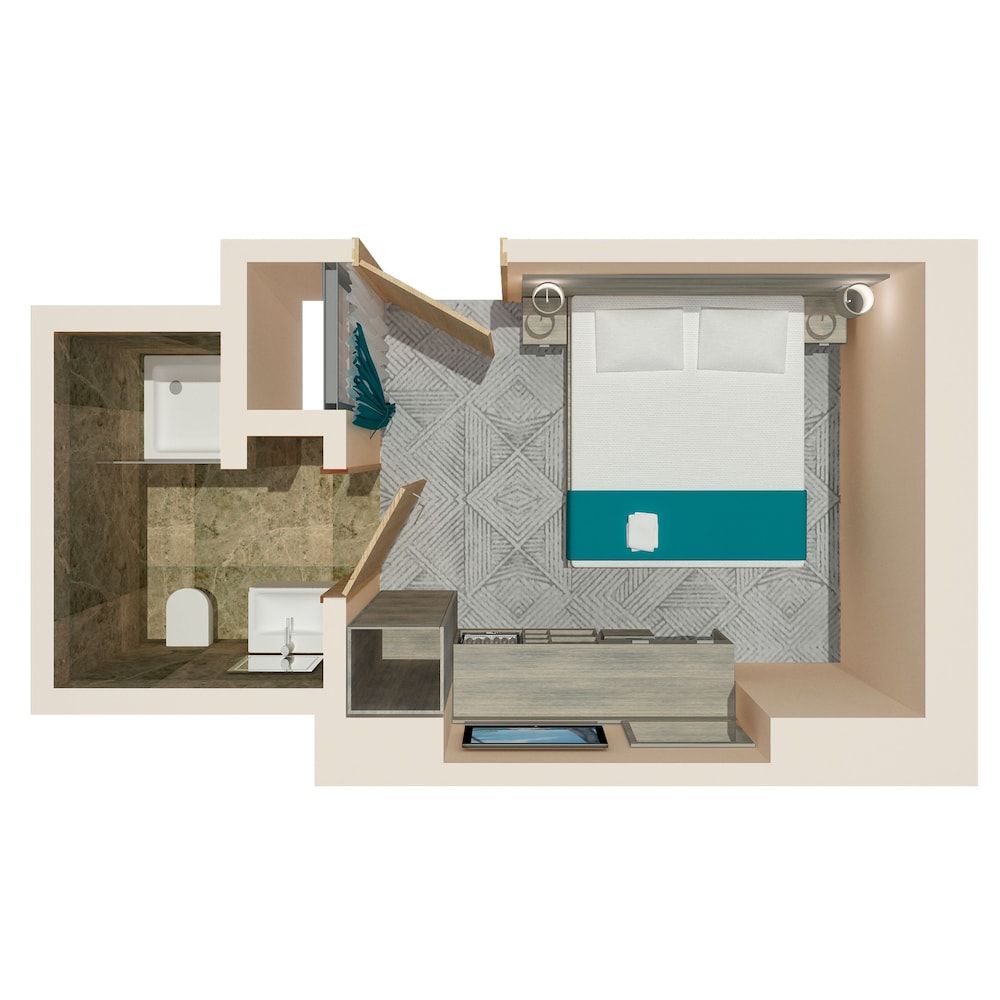 The Lion & Key Hotel Economy Double Room, 1 Double Bed 4