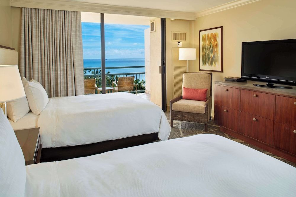 Room, 2 Double Beds, Ocean View (Kalia Tower)
