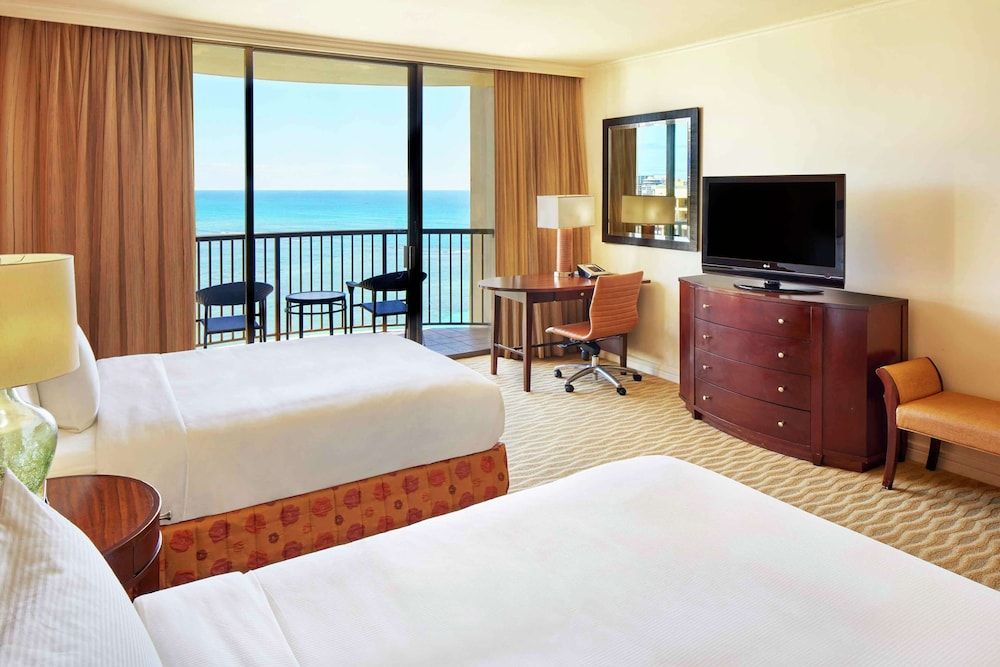 Room, 2 Double Beds, Oceanfront (Bathtub)