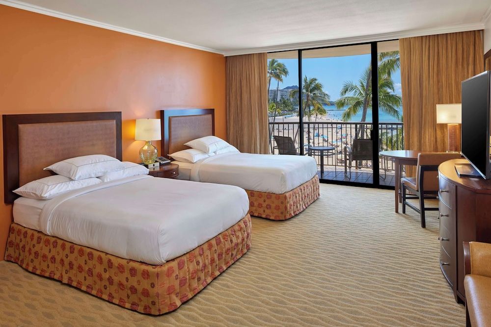 Room, 2 Double Beds, Oceanfront (Rainbow Tower)