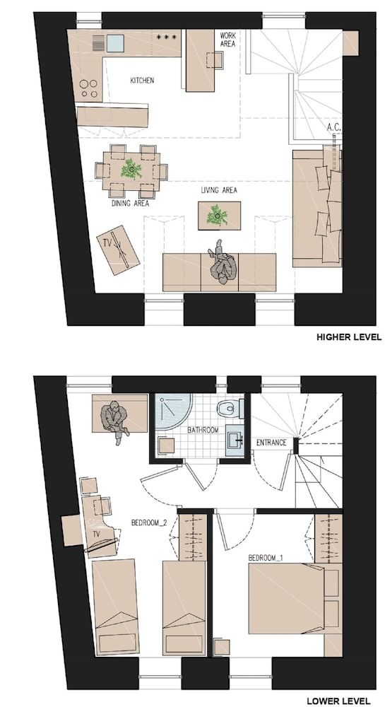 Apartments Foteza Apartment, 2 Bedrooms, City View (Duplex) 37