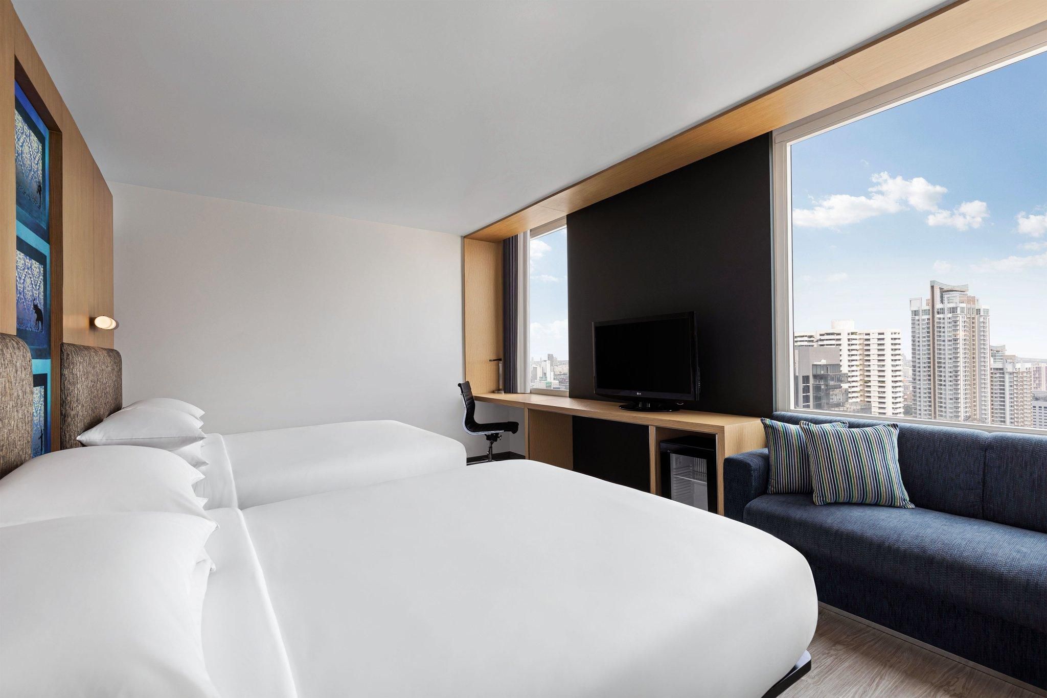 Urban Room, Guest room, 2 Queen, City view