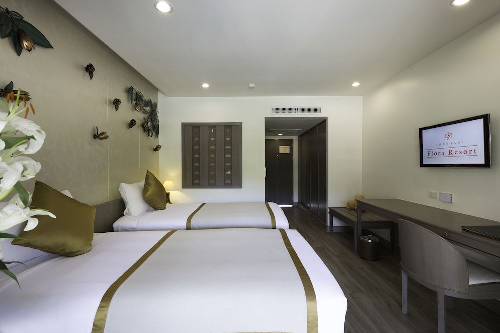 Chanalai Flora Resort, Kata Beach Deluxe Room, Pool View 10