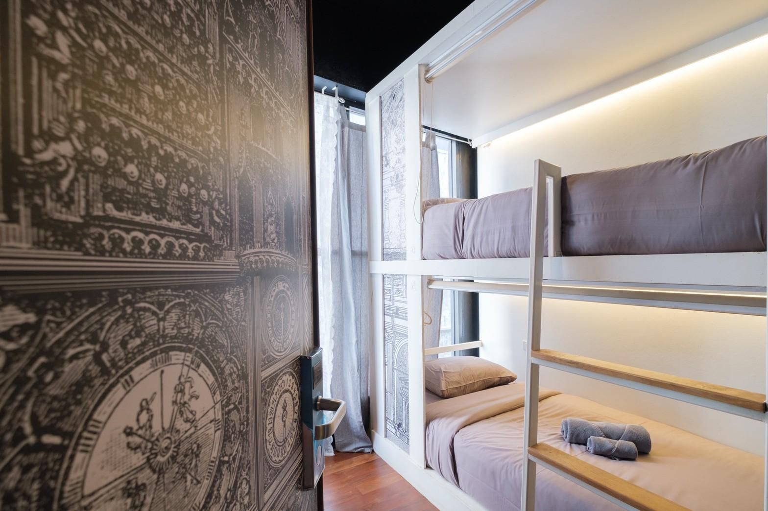 Private Room with Bunk Bed and Shared Bathroom