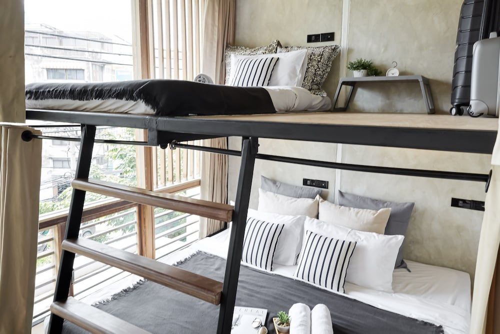 Vann Bangkok Boutique House Private King Bed with extra bed shared bathroom 18