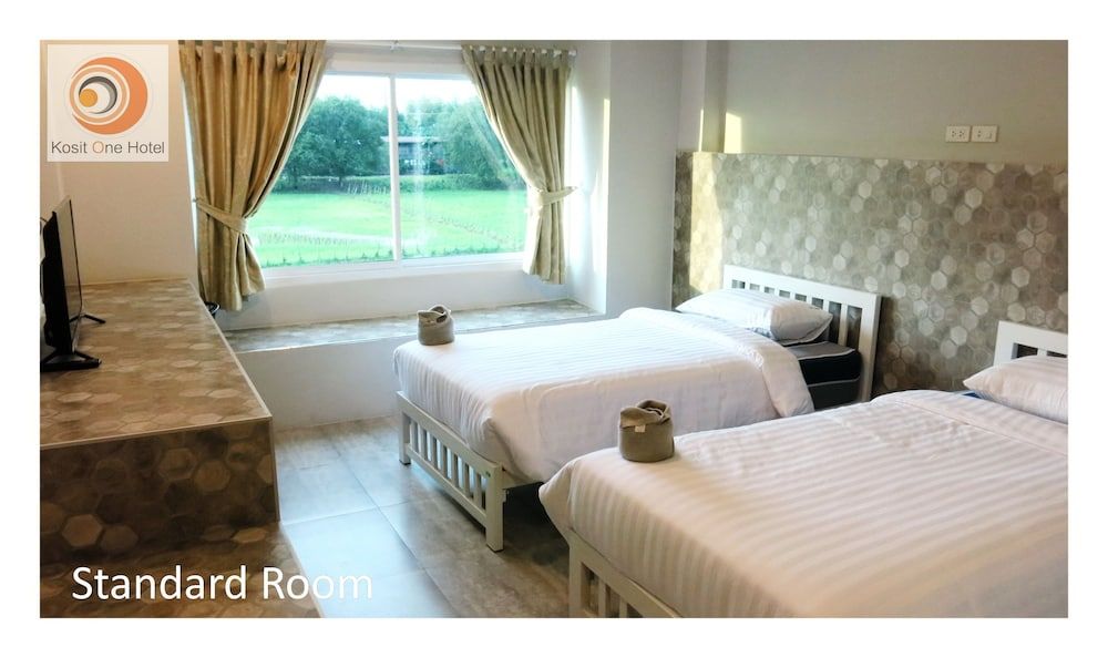 Kosit One Hotel Standard Twin Room, 2 Twin Beds, Hill View