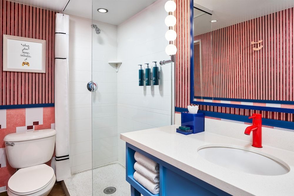 the Curtis Denver - a DoubleTree by Hilton Hotel Room, 1 King Bed, Refrigerator 5