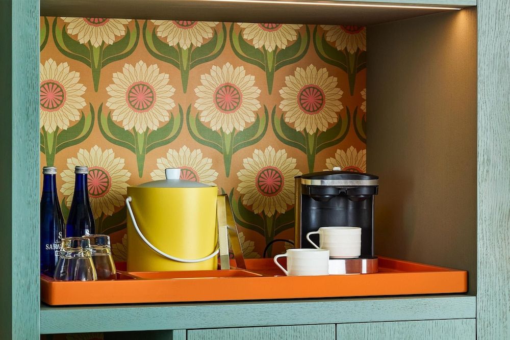 the Curtis Denver - a DoubleTree by Hilton Hotel Room, 1 King Bed, Refrigerator 4