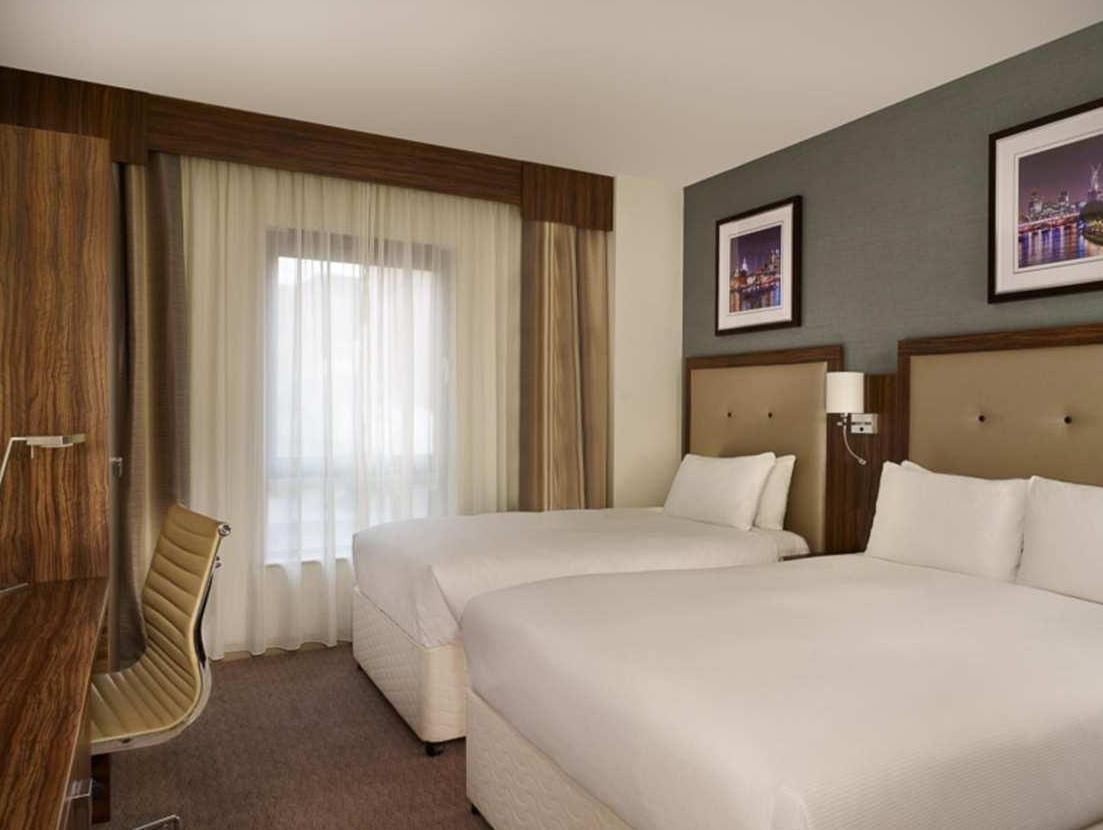 DOUBLE AND SINGLE BED GUEST ROOM