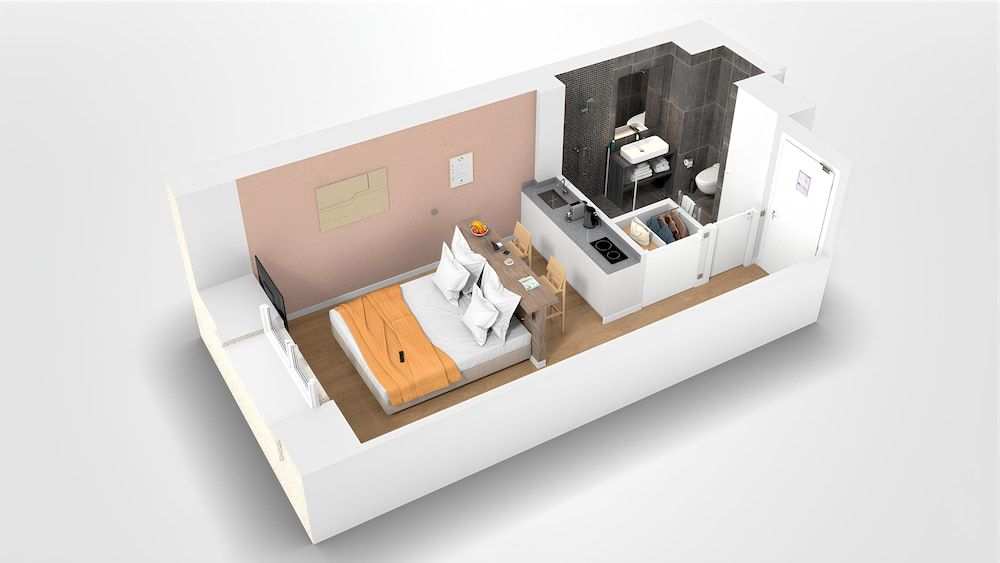 Yuna Les Halles - Serviced Apartments Classic Studio city view - 17m2 6