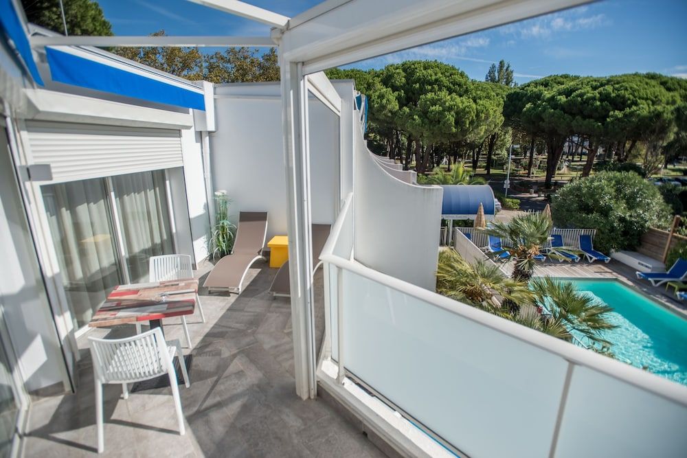 Family Room, Terrace, Pool View