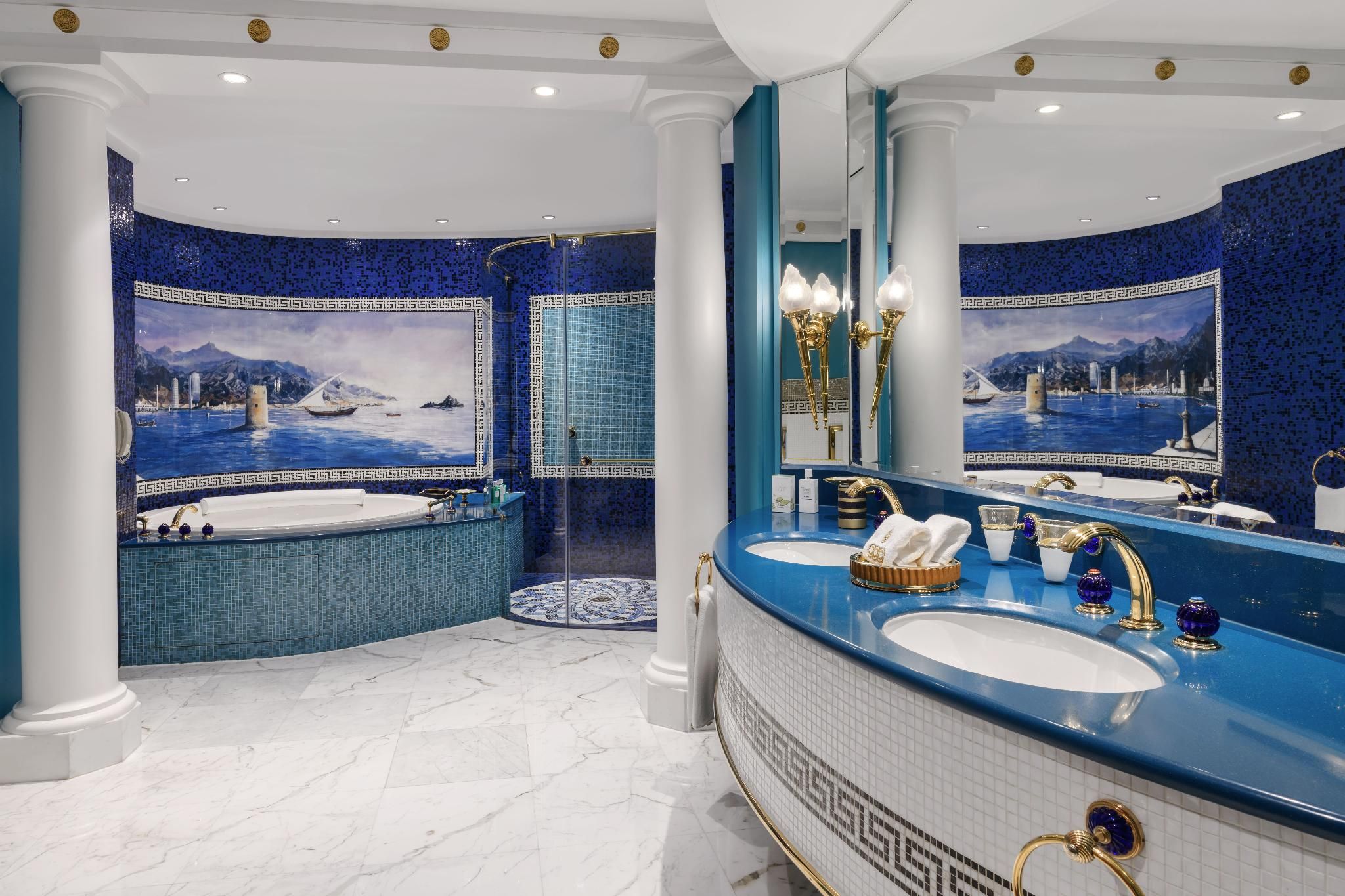 Duplex Sky Two Bedroom Suite, High Floor, Butler, Herms Amenities, Spa & Beach Club Access