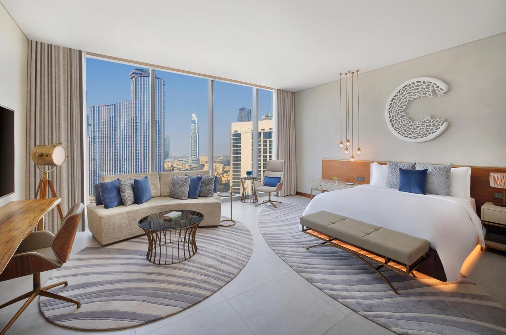 Family Room with City View